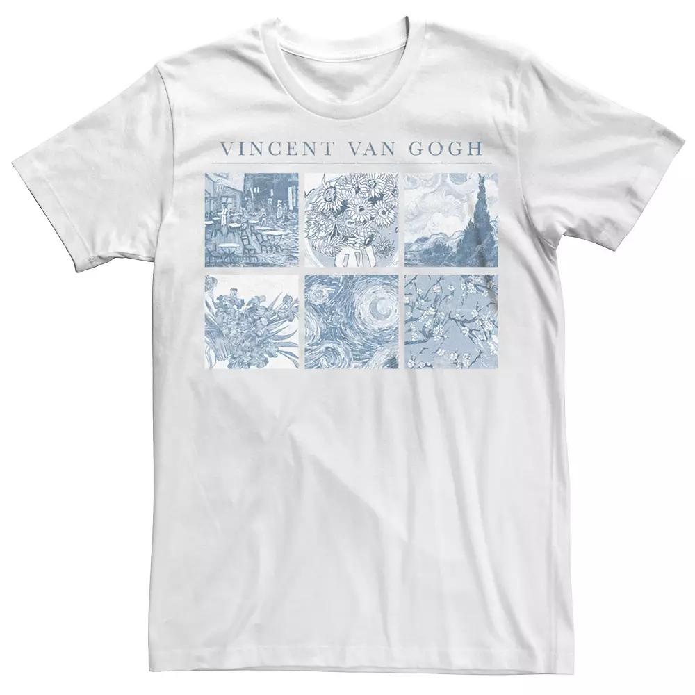 Men's Vincent Van Gogh Blue Panels Tee,  Product Image