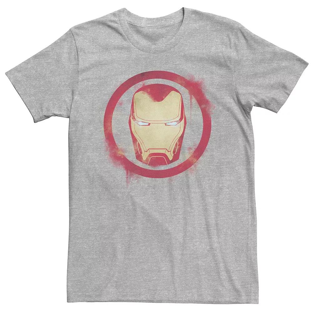 Men's Marvel "Avengers: Endgame" Iron Man Spray Paint Logo Tee,  Product Image