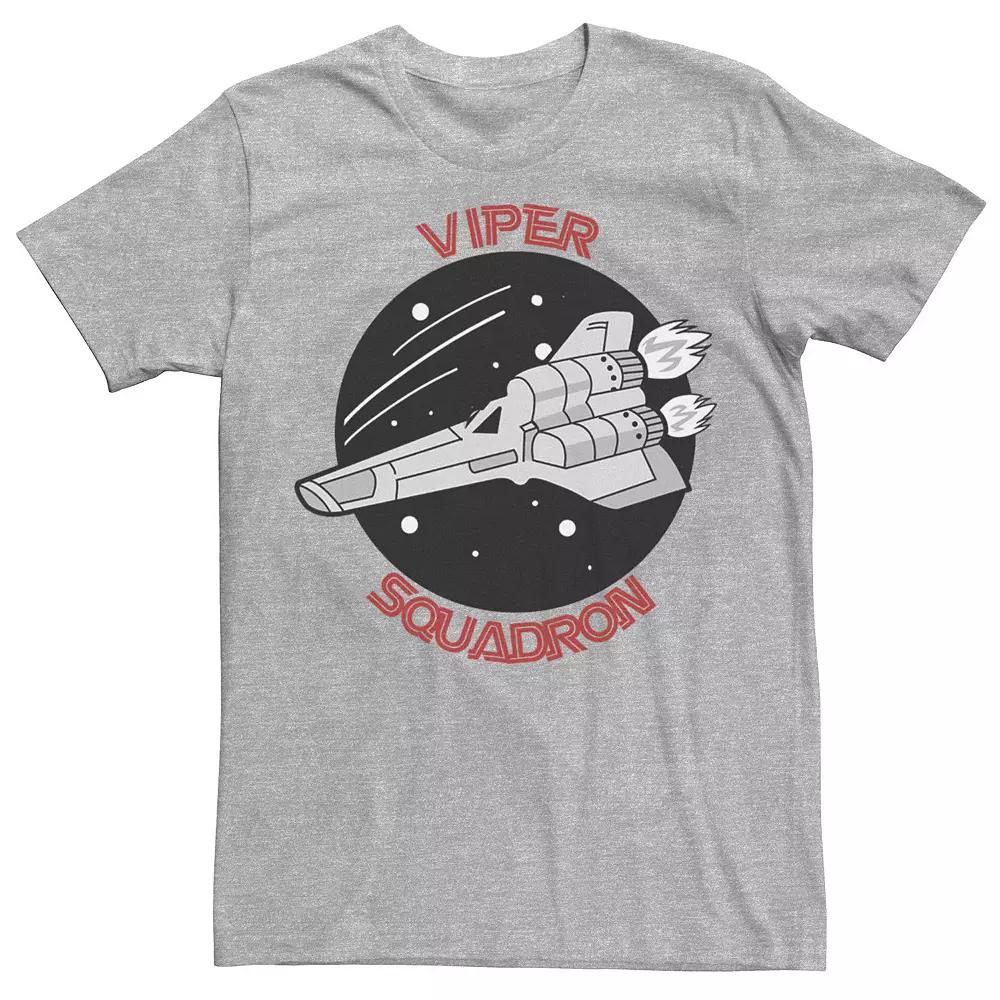 Men's Battlestar Galactica Viper Squadron Cartoon Logo Tee,  Product Image