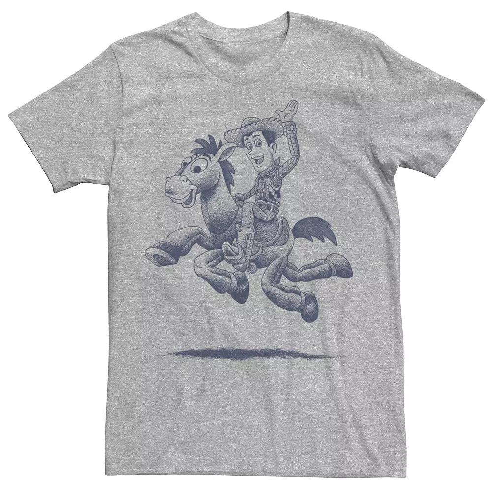 Disney / Pixar's Toy Story Woody Bullseye Men's Sketch Tee,  Product Image