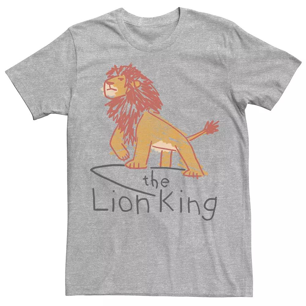 Disney's The Lion King Simba Men's Cave Painting Logo Tee,  Product Image