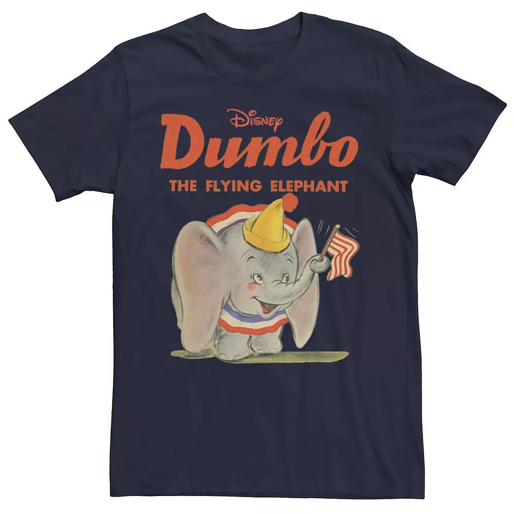 Disney's Dumbo Men's The Flying Elephant Classic Portrait Tee, Size: Medium, Blue Product Image