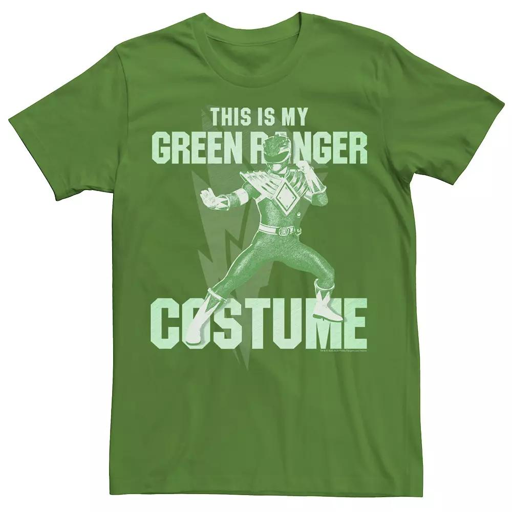 Men's Power Rangers Green Ranger Halloween Costume Tee, Boy's,  Product Image