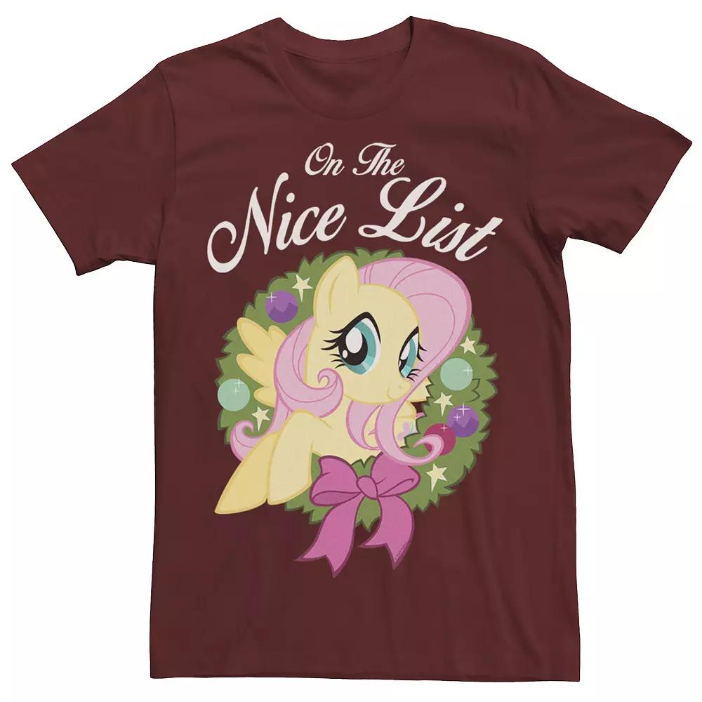 Men's My Little Pony Christmas On The Nice List Tee, Size: Large, Red Product Image