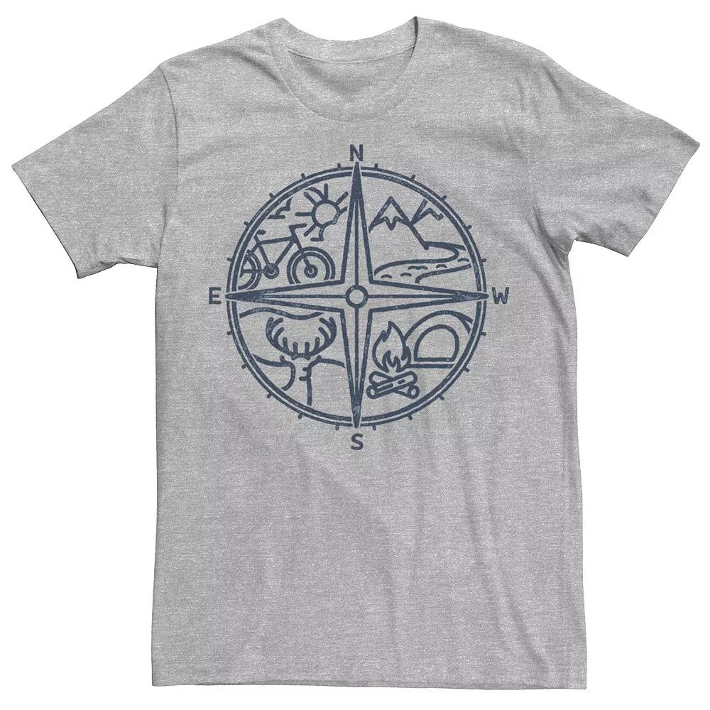 Men's Outdoor Compass Line Art Tee,  Product Image