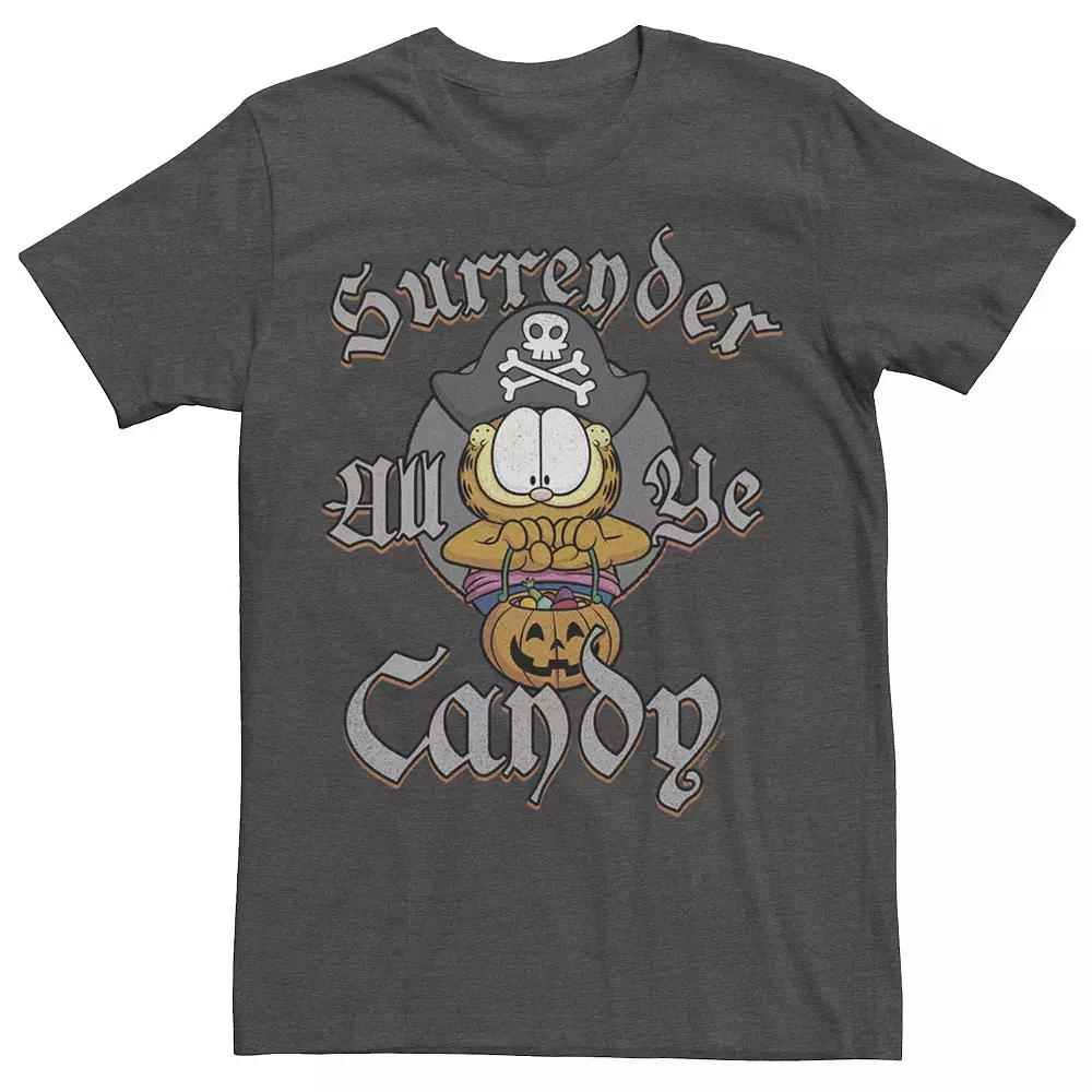 Men's Garfield Surrender All Ye Candy Pirate Graphic Tee,  Product Image