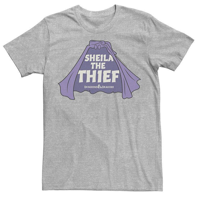 Men's Dungeons & Dragons Sheila The Thief Cape Tee, Size: 3XL, Athletic Grey Product Image