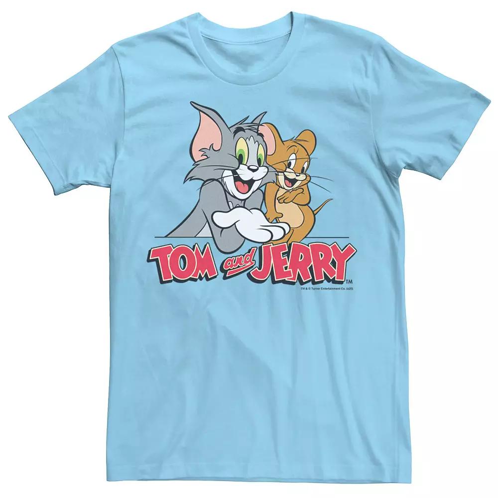 Men's Tom And Jerry Full Color Portrait Logo Tee,  Product Image