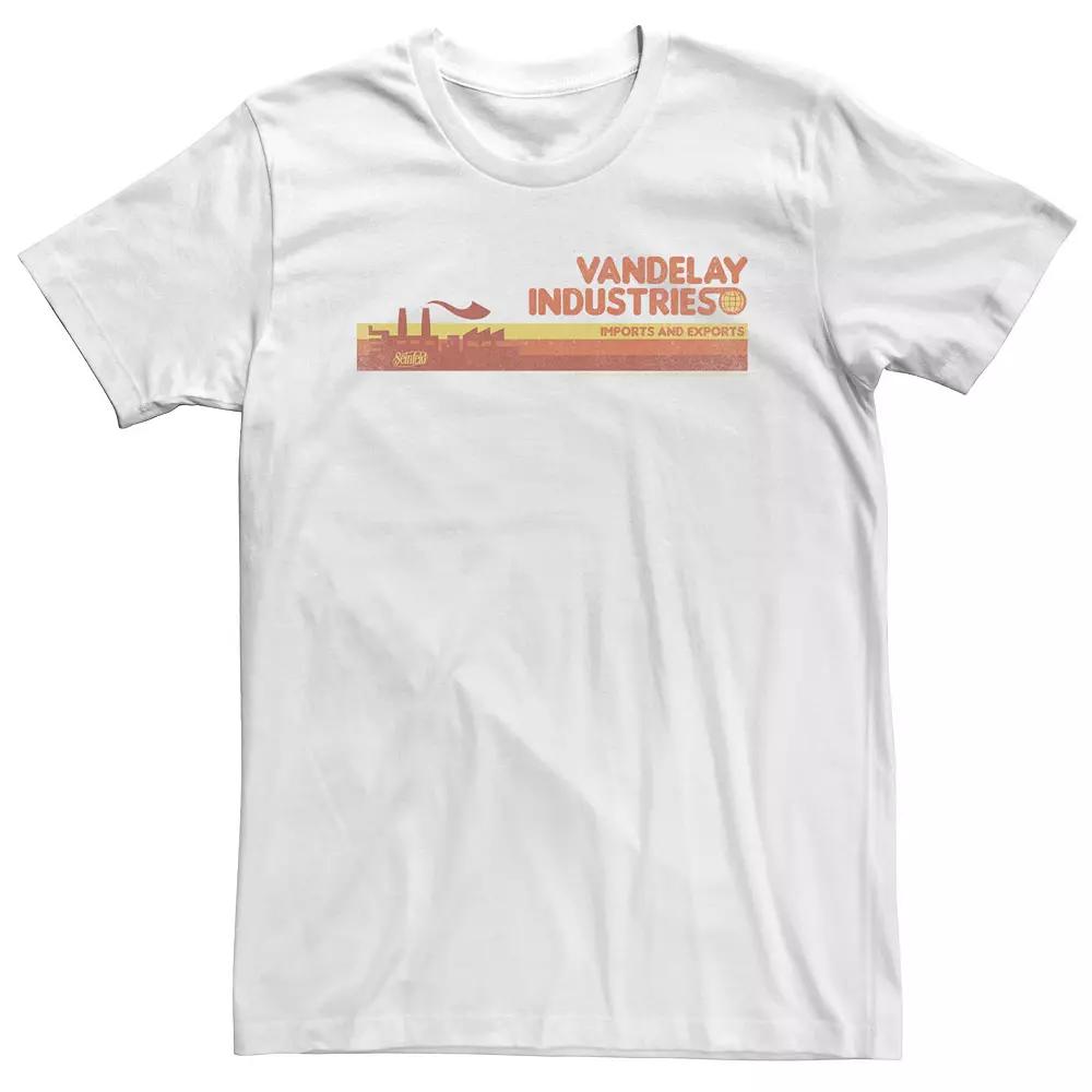 Big & Tall Seinfeld Vandelay Industries Distressed Logo Tee, Men's,  Product Image
