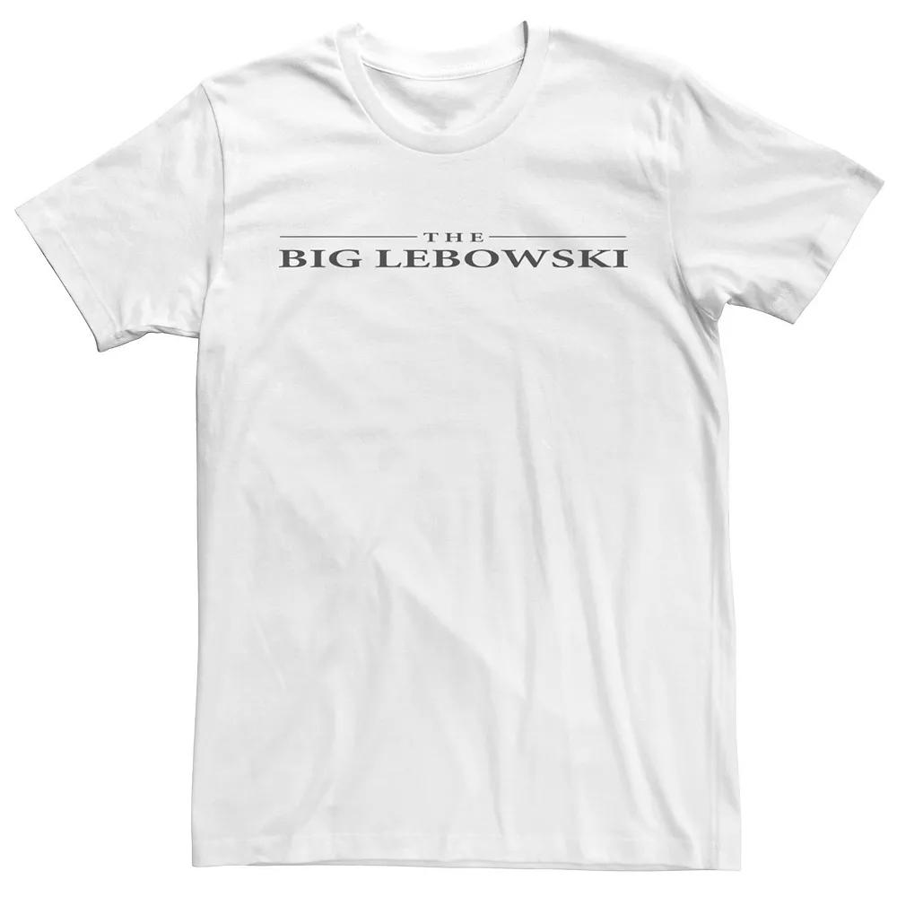 Men's Big Lebowski Title Simple Text Tee,  Product Image