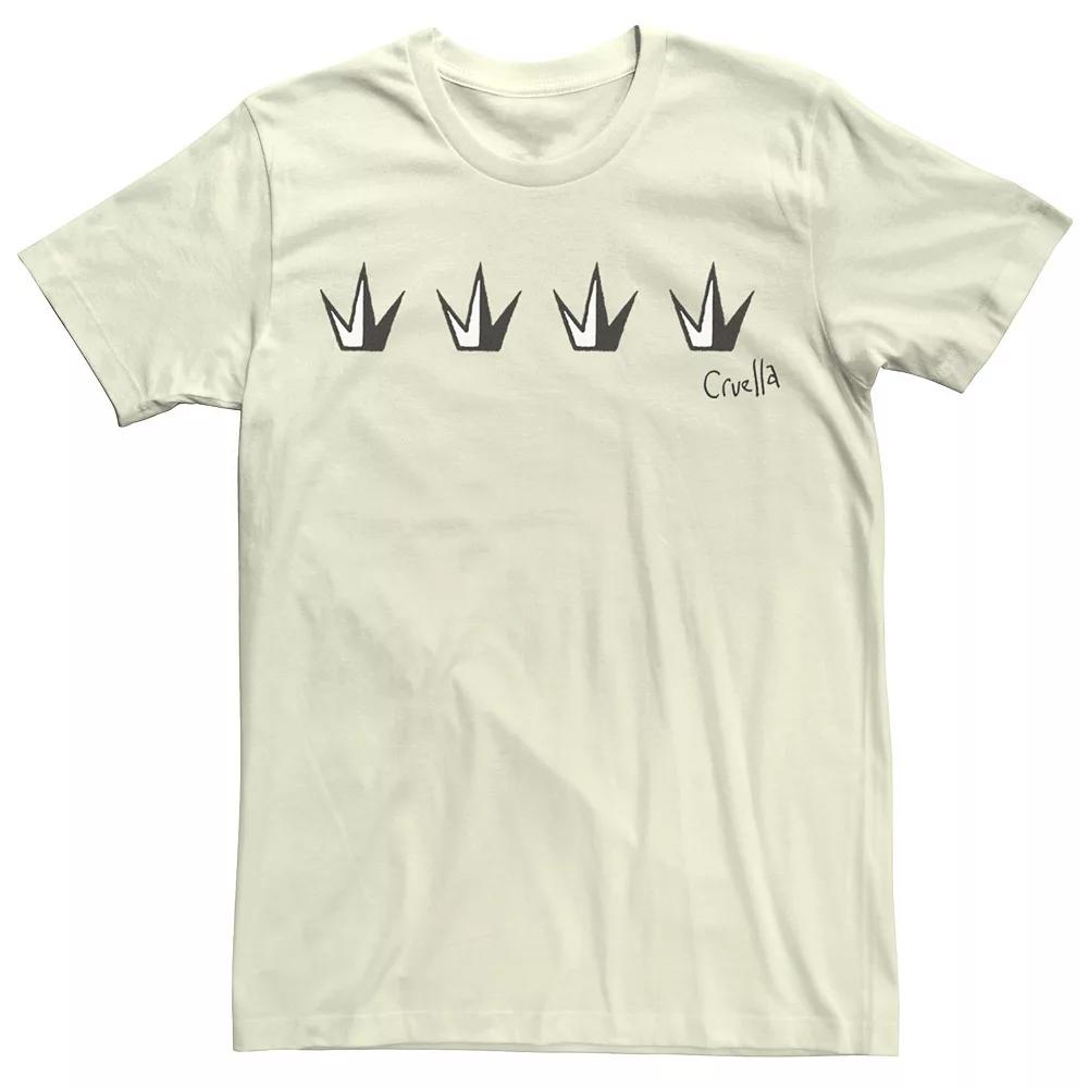 Disney's Cruella De Vil Men's Crown Line Up Tee,  Product Image
