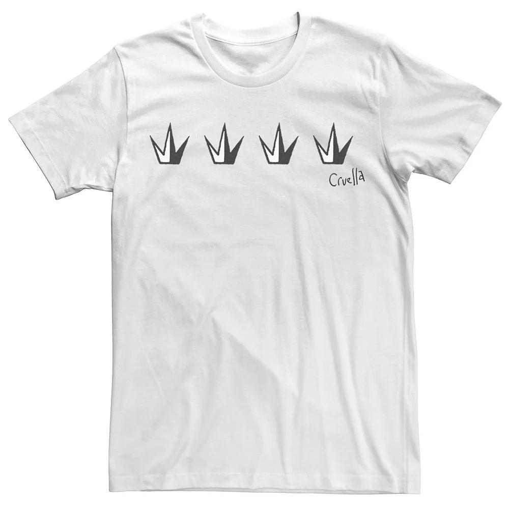 Disney's Cruella De Vil Men's Crown Line Up Tee,  Product Image