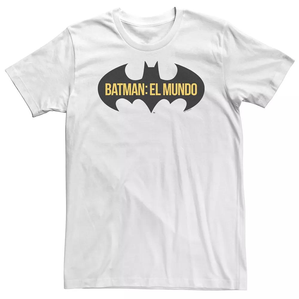 Big & Tall Batman: El Mundo Spain Bat Logo Tee, Men's,  Product Image
