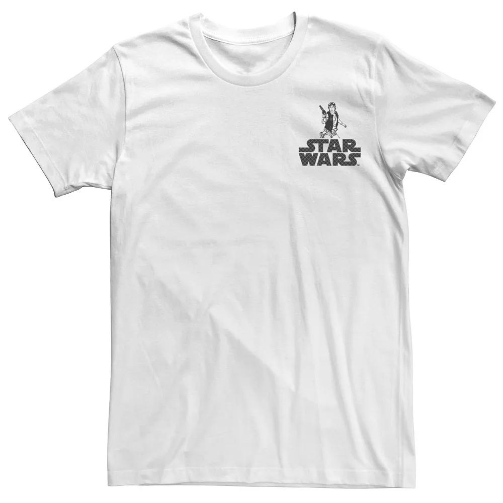 Men's Star Wars Han Solo Action Pose Logo Graphic Tee,  Product Image