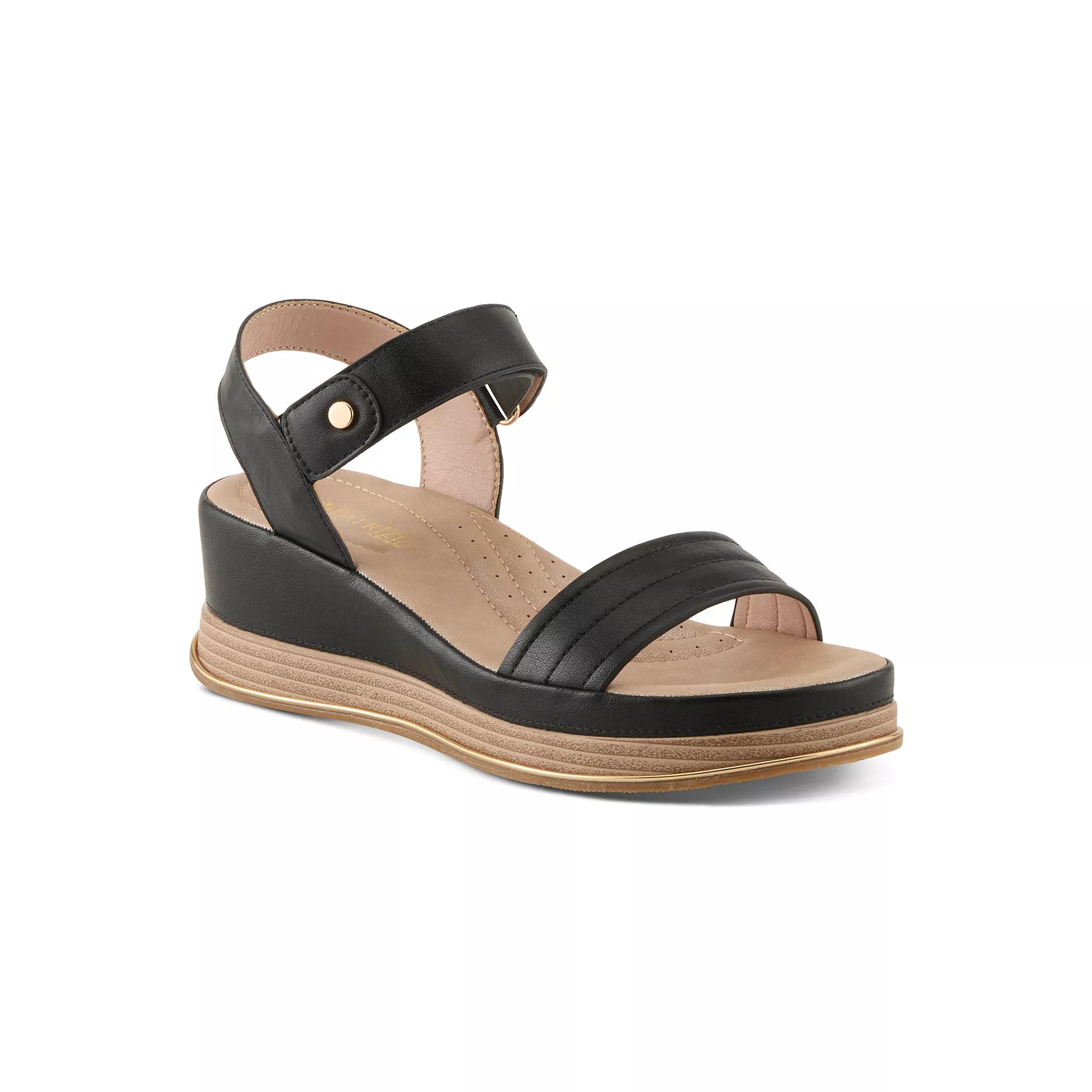 Patrizia Sahil Women's Wedge Sandals, Size: 41, Black Product Image