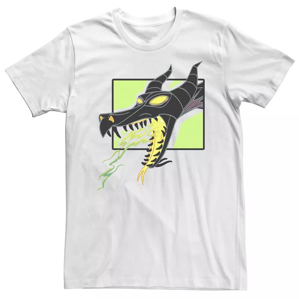 Disney's Sleeping Beauty Maleficent Big & Tall Fire Breathing Dragon Portrait Tee, Men's,  Product Image