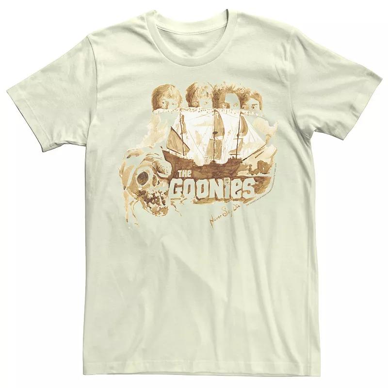 Men's The Goonies Group Shot Behind Ship Portrait Tee,  Product Image