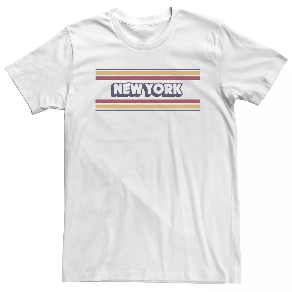 Big & Tall New York Stripes Logo Graphic Tee, Men's,  Product Image