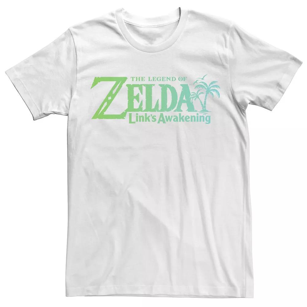 Men's The Legend Of Zelda Link's Awakening Gradient Logo Tee,  Product Image