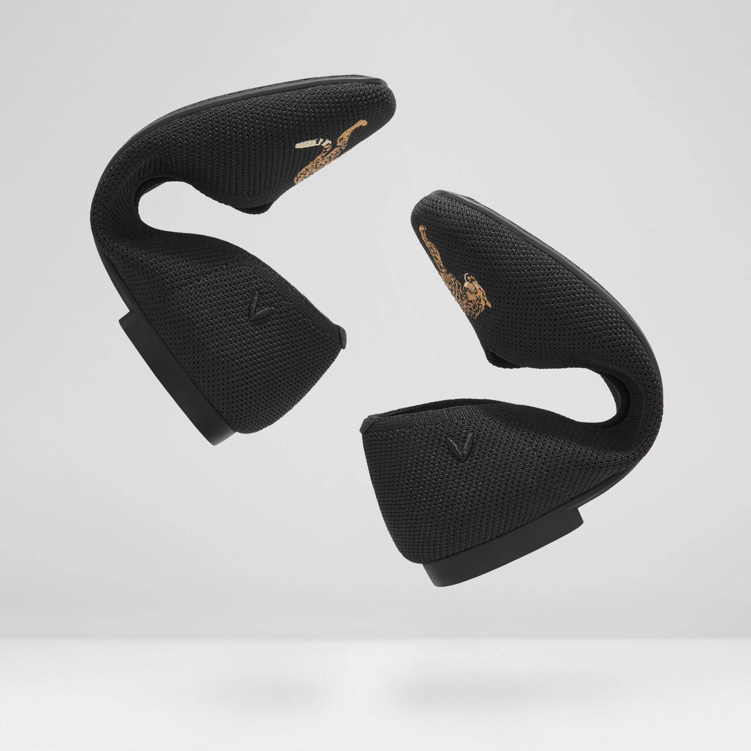 Square-Toe V-Cut Flats (Margot 2.0) Product Image