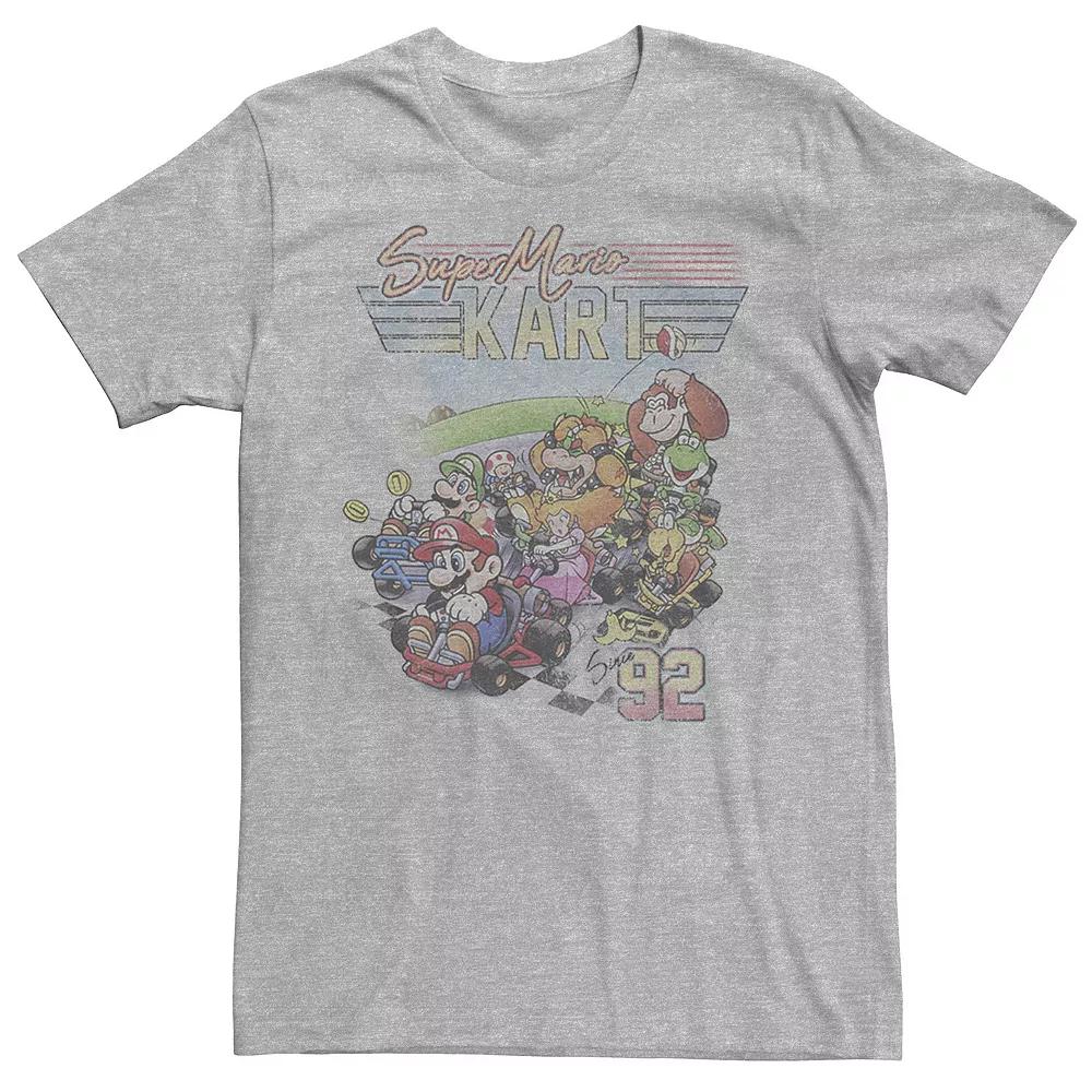 Men's Nintendo Super Mario Kart Since 92 Faded Portait Tee,  Product Image