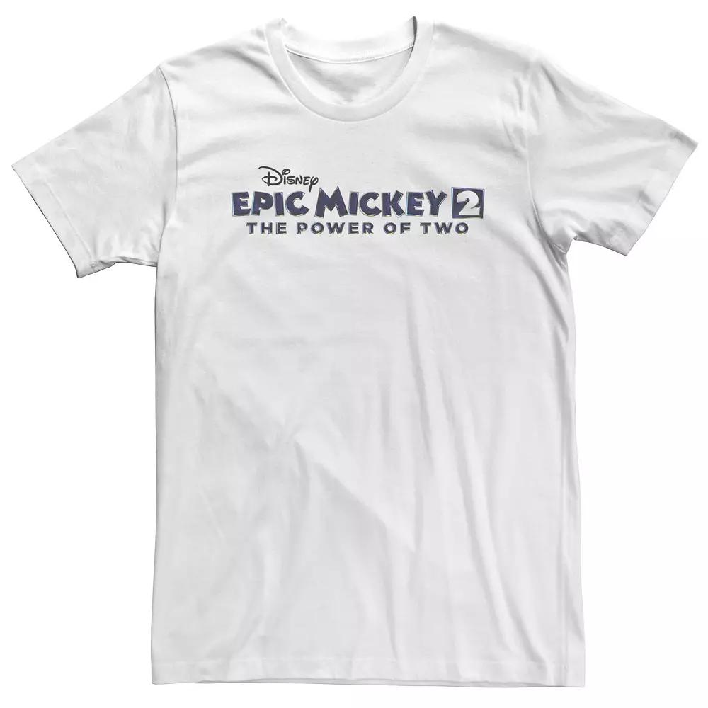 Big & Tall Disney Epic Mickey 2 The Power Of Two Logo Tee, Men's,  Product Image