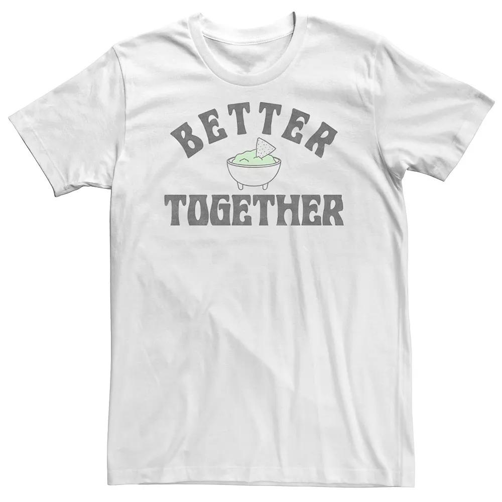 Big & Tall Food Apparel Chips & Guac "Better Together" Tee, Men's,  Product Image