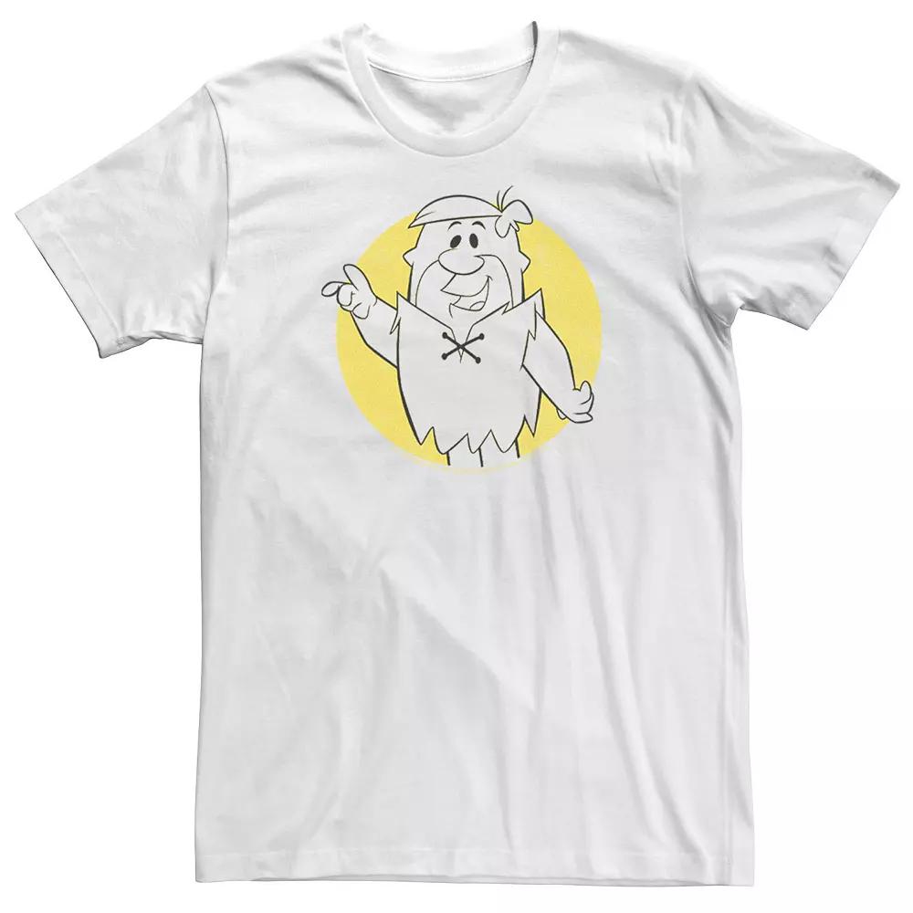 Big & Tall The Flintstones Barney Circle Portrait Tee, Men's,  Product Image