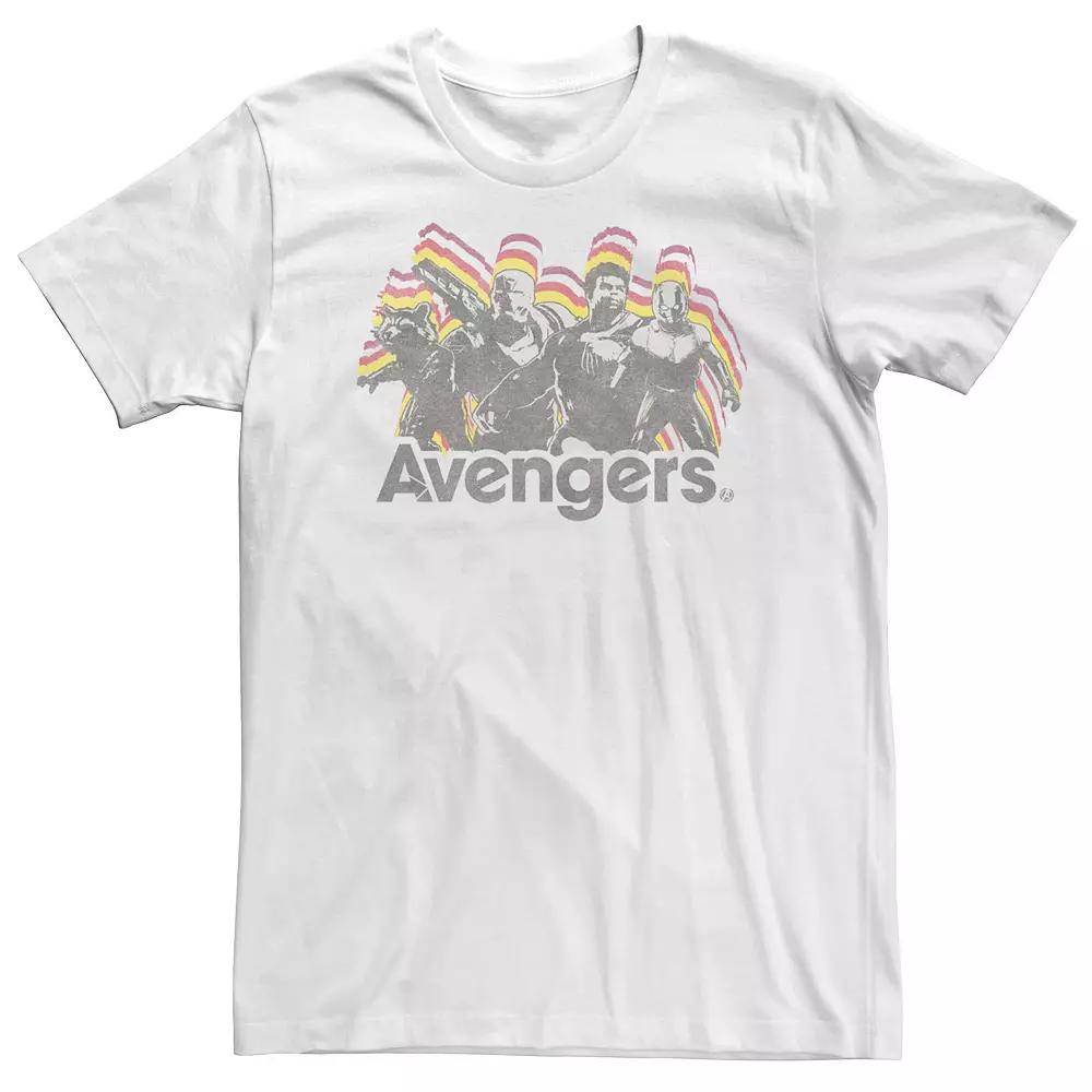 Big & Tall Marvel Retro Group Tee, Men's,  Product Image