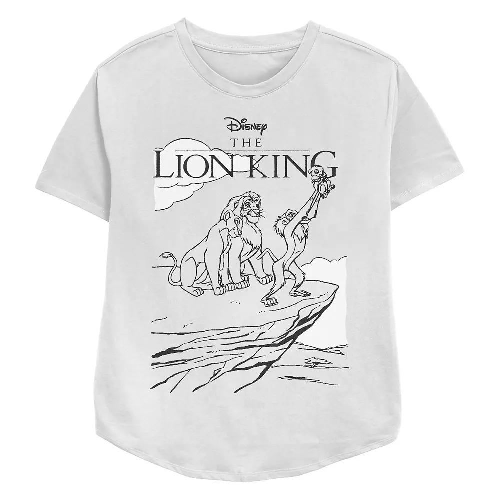 Disney's The Lion King Celebration Of Life Women's Relaxed Fit Graphic Tee,  Product Image