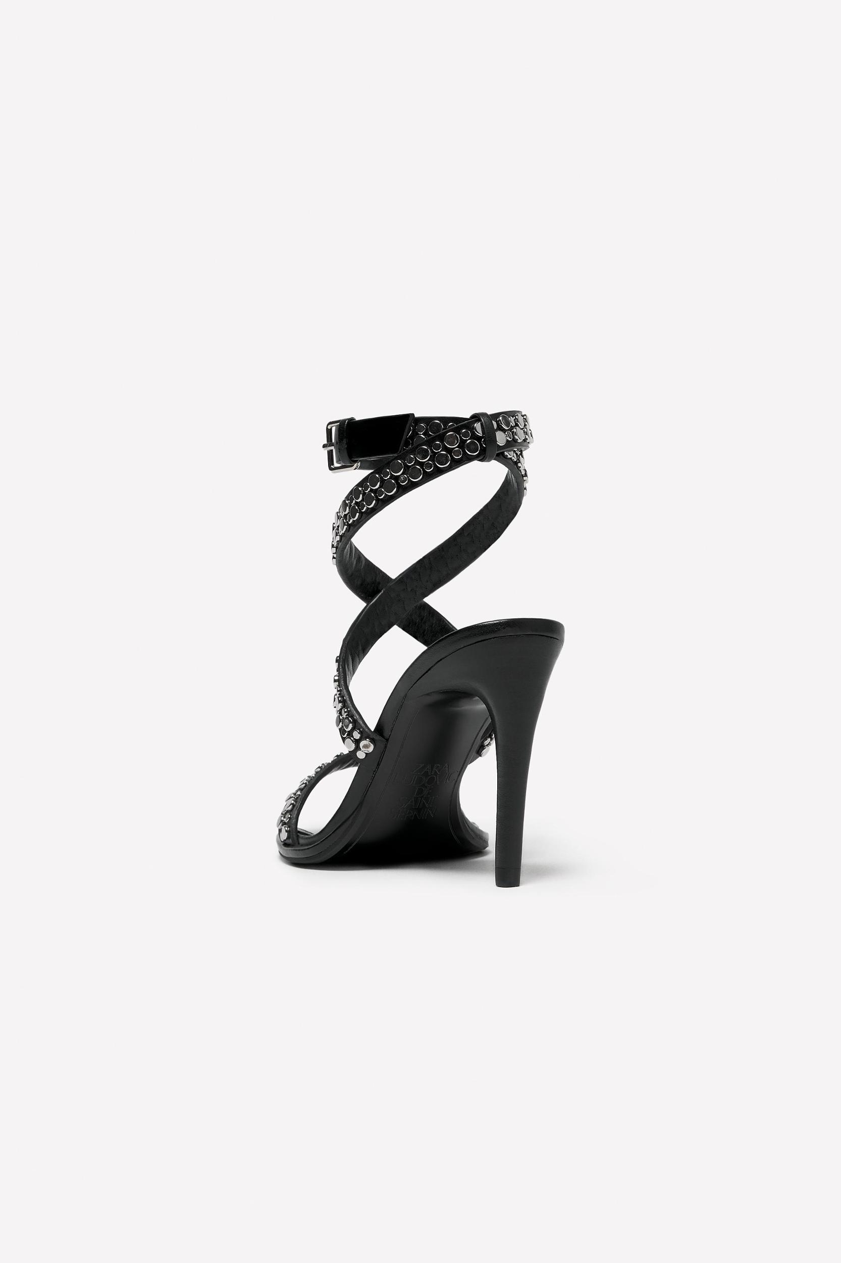 HEELED LEATHER SANDALS LUDOVIC DE SAINT SERNIN x ZARA Product Image