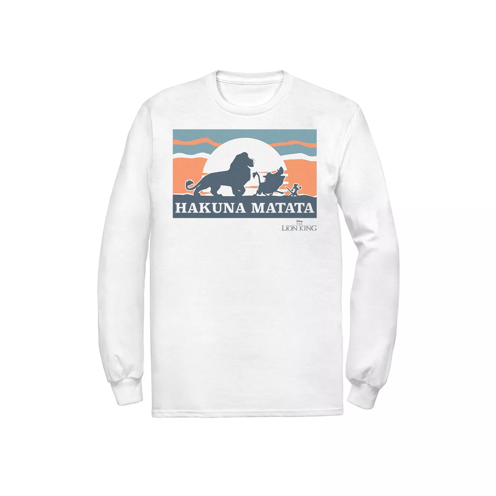 Men's Disney The Lion King Retro Hakuna Matata Trio Silhouette Tee,  Product Image