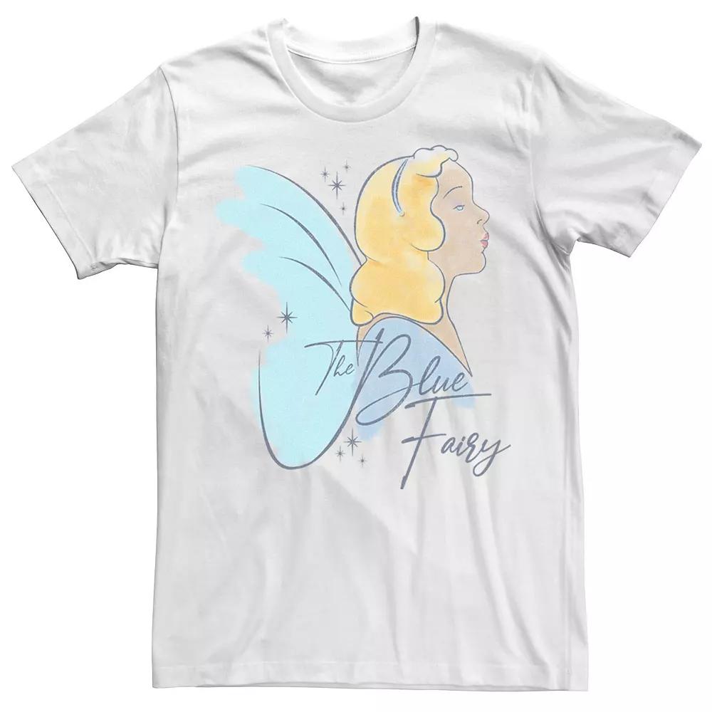 Disney's Pinocchio Men's The Blue Fairy Watercolor Tee,  Product Image