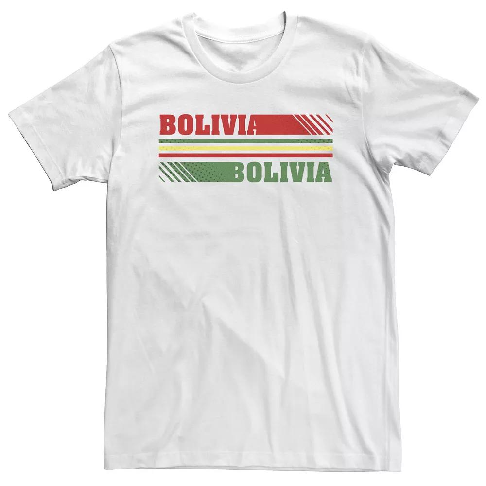 Big & Tall Fifth Sun Bolivia Colorful Word Stack Tee, Men's, Size: 4XLT, White Product Image