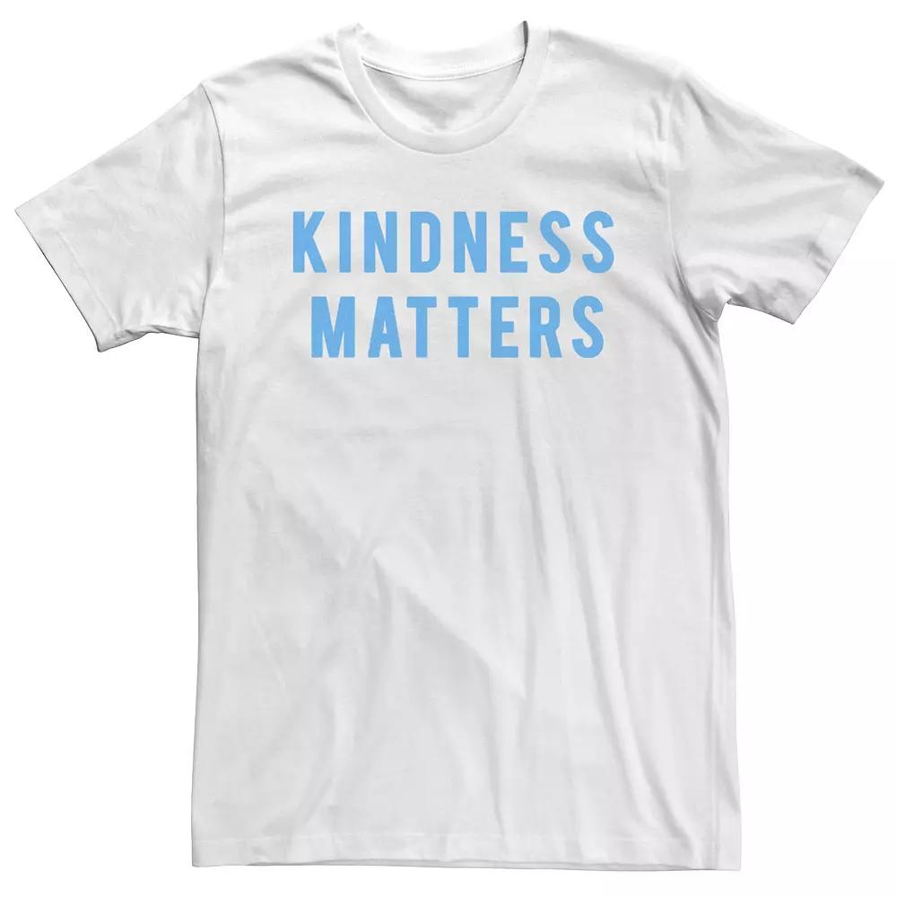 Big & Tall Kindness Matters Text Tee, Men's,  Product Image
