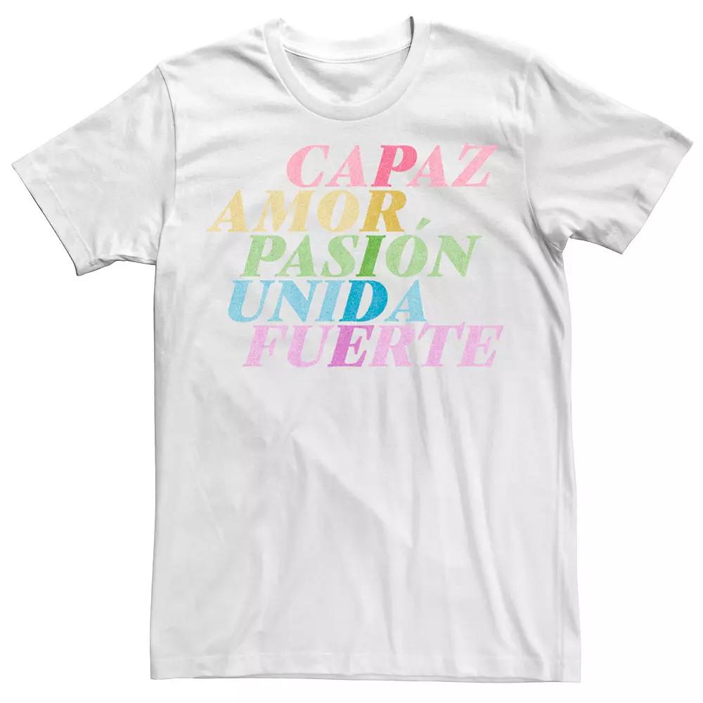 Men's Gonzales Hispanic Traits Pride List Tee, Size: XXL, White Product Image