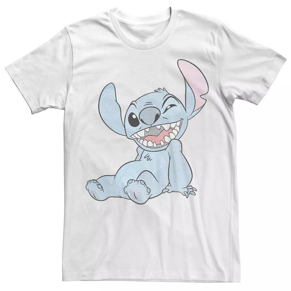 Disney's Lilo & Stitch Men's Pop Art Comic Stitch Tee,  Product Image