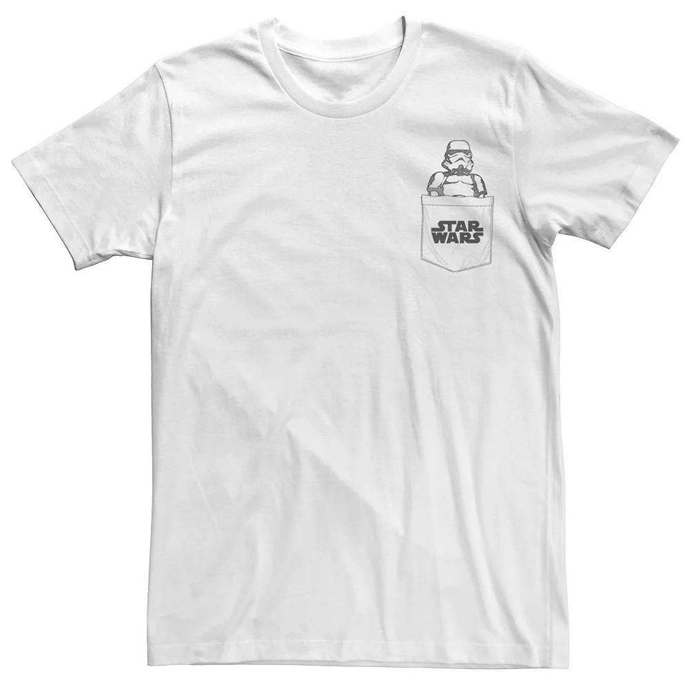 Men's Star Wars Stormtrooper Title Logo Pocket Tee,  Product Image