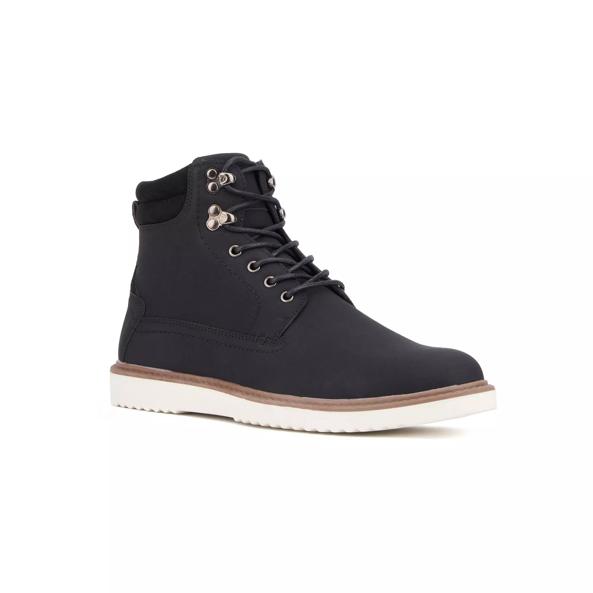 New York & Company Brock Men's High Top Sneaker Boots, Size: 13, Black Product Image