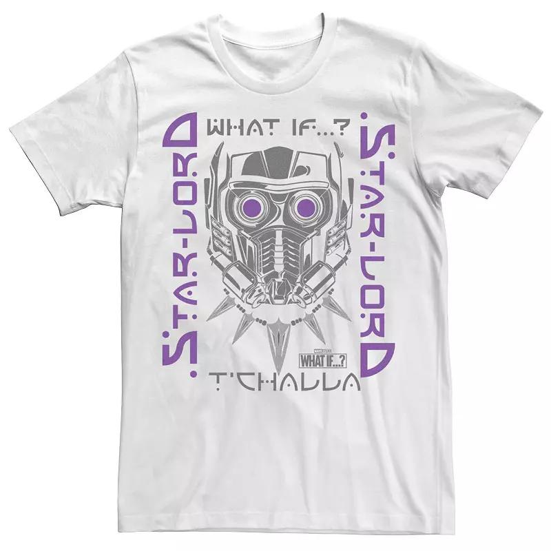 Men's Marvel What If Star Lord T'Challa Poster Tee,  Product Image