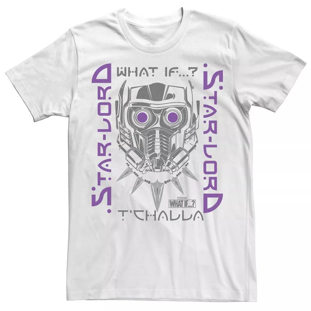 Men's Marvel What If Star Lord T'Challa Poster Tee,  Product Image