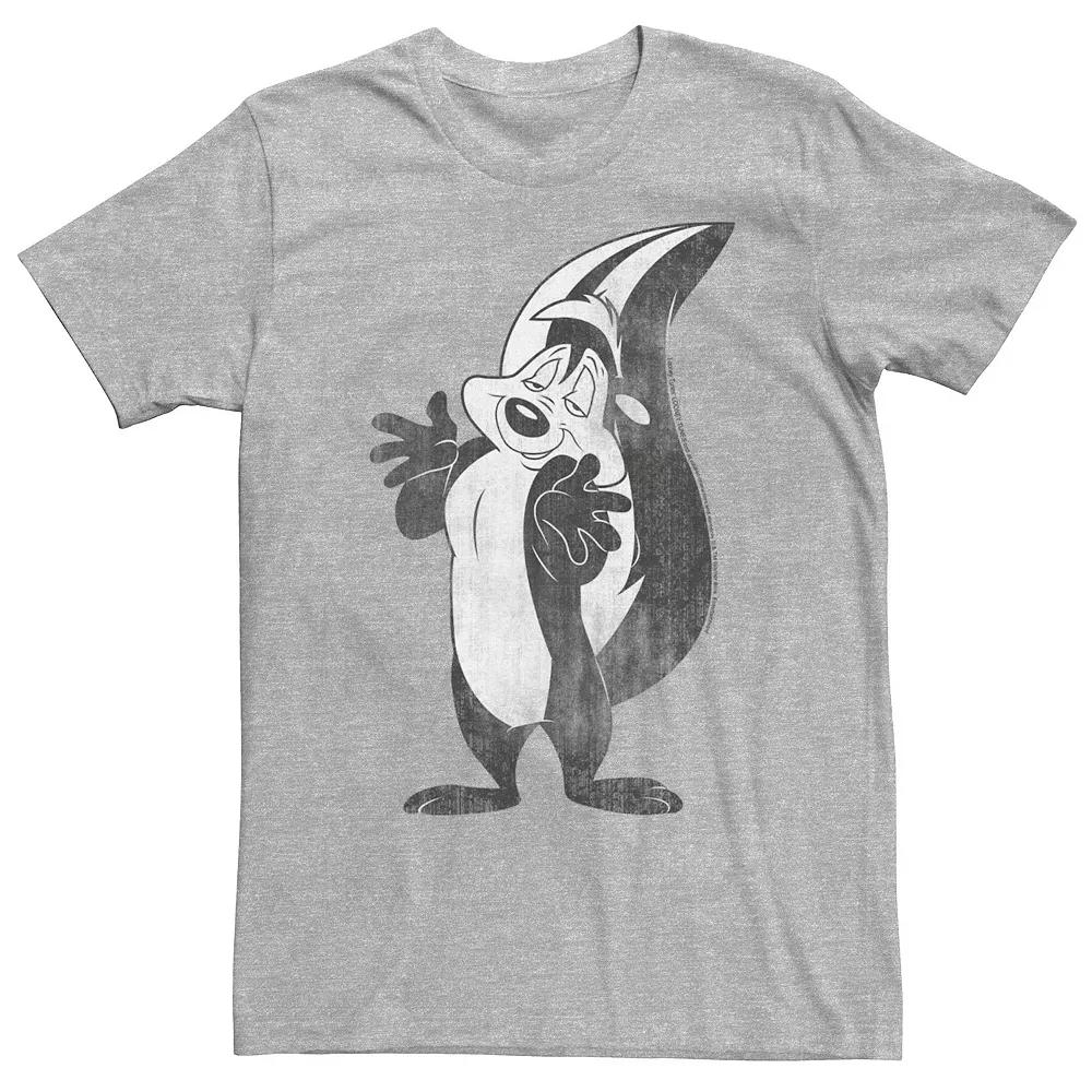 Men's Looney Tunes Pepe Le Pew Distressed Portrait Graphic Tee,  Product Image