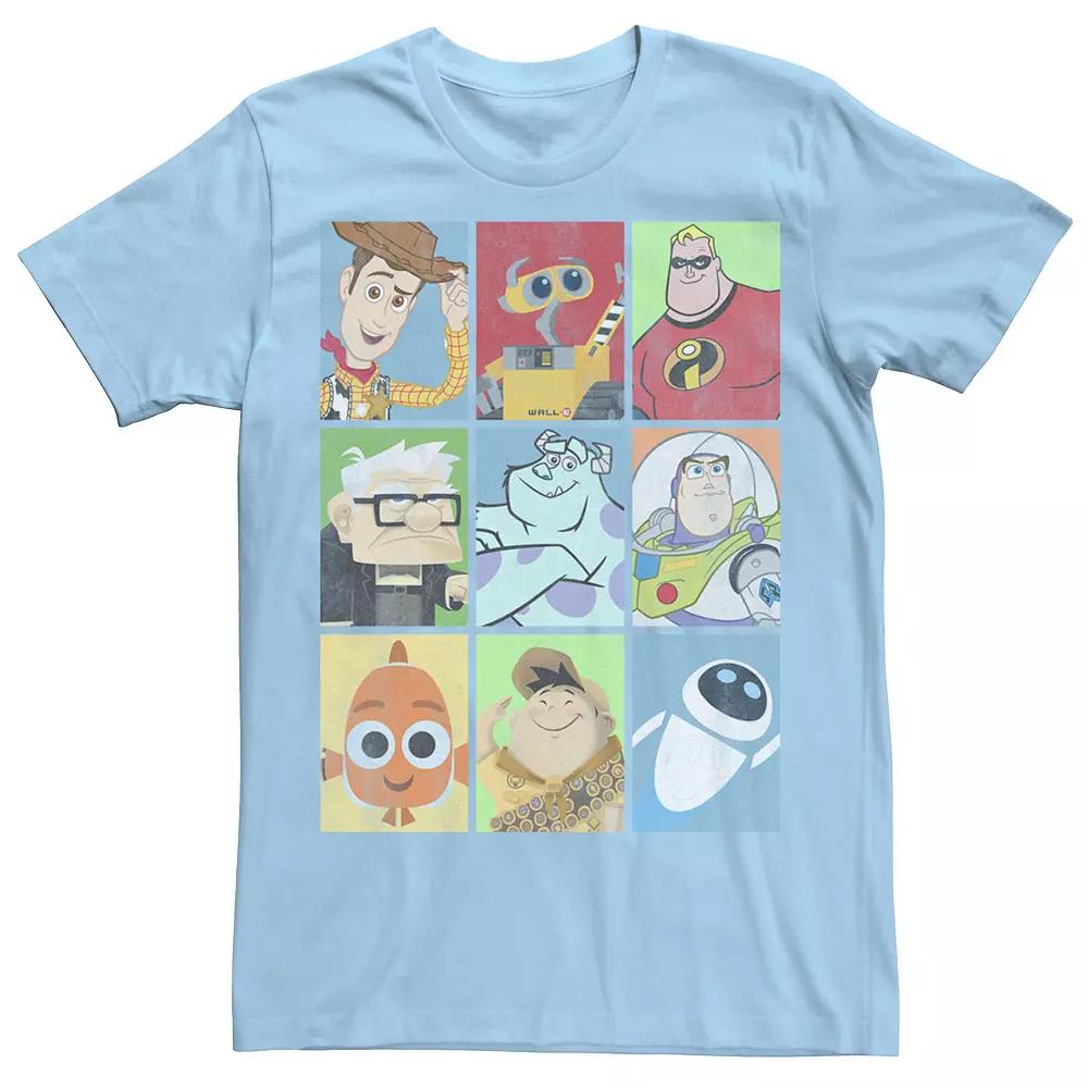 Disney / Pixar Men's Epic Boxed Up Line Up Character Tee,  Product Image