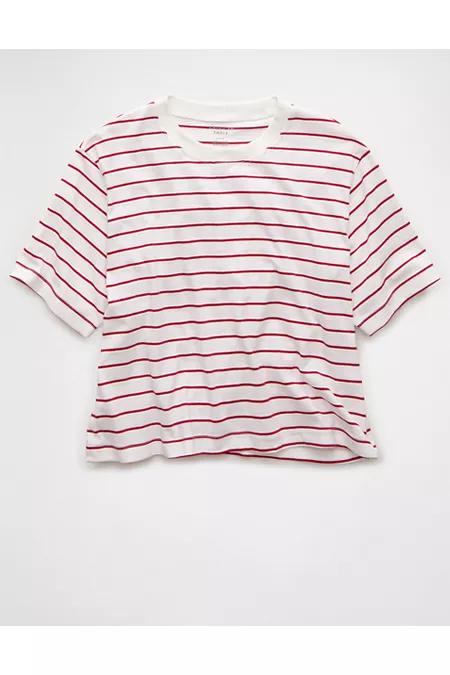 AE Boxy Striped T-Shirt Women's Product Image