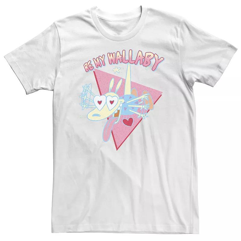 Big & Tall Rockos Modern Life be My Wallaby Obsessed Portrait Tee, Men's,  Product Image