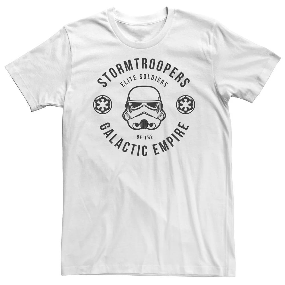 Big & Tall Star Wars Elite Soldier Shooters Logo Tee, Men's, Size: 5XL, White Product Image