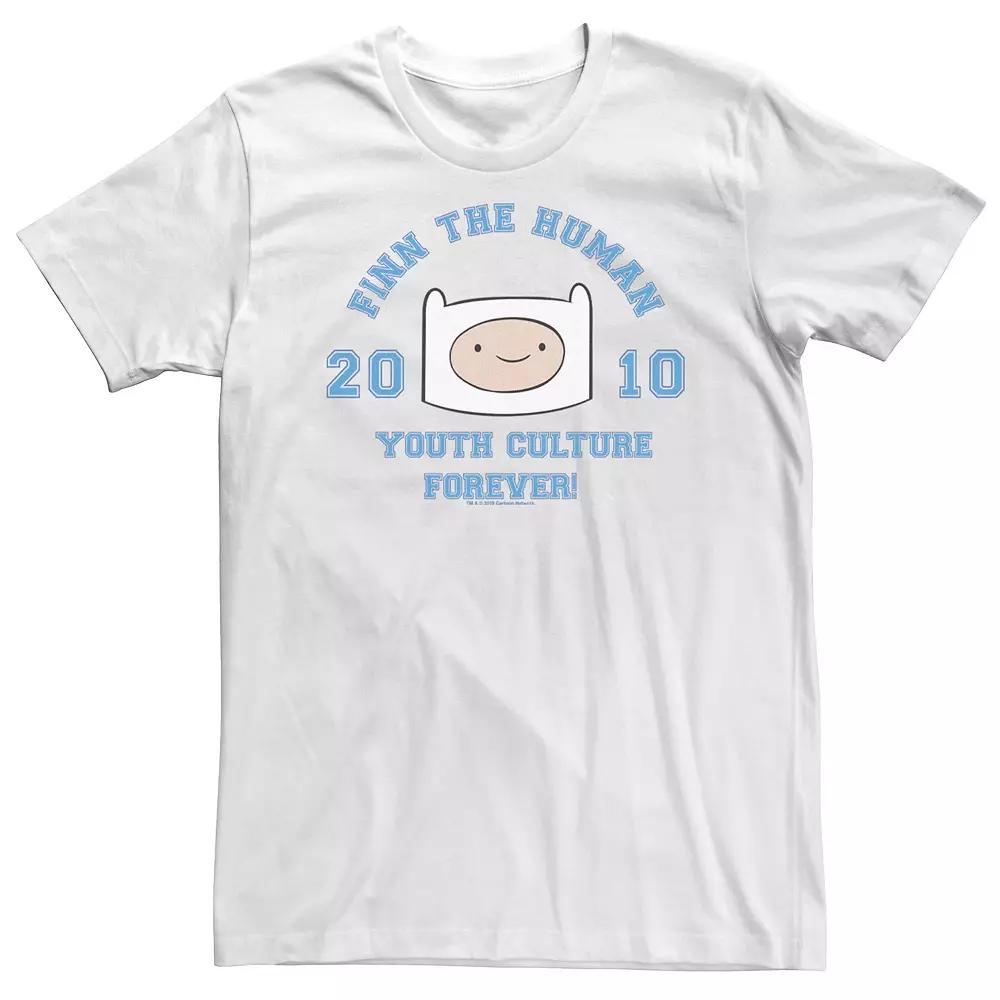 Big & Tall Adventure Time Finn The Human Youth Culture Forever Tee, Men's,  Product Image