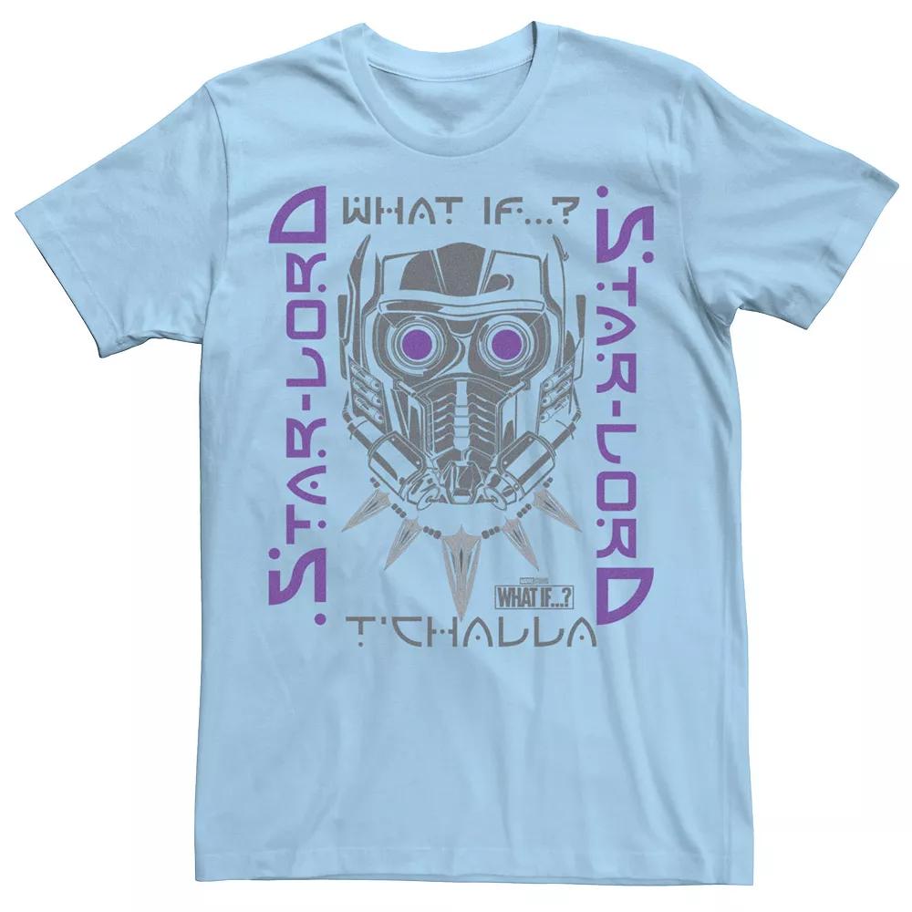 Men's Marvel What If Star Lord T'Challa Poster Tee,  Product Image