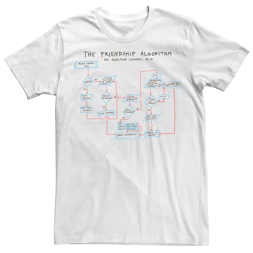 Men's The Big Bang Theory The Friendship Algorithm Tee,  Product Image