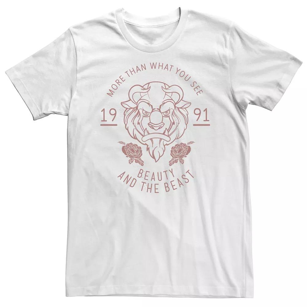 Big & Tall Disney Beauty And The Beast 1991 Tee, Men's,  Product Image